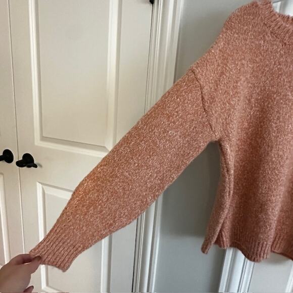 Pink Clover Stitch Fix NWT Long Sleeve Crewneck Sweater Medium Pink - Picture 3 of 10